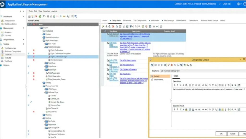 ALM/QC interface