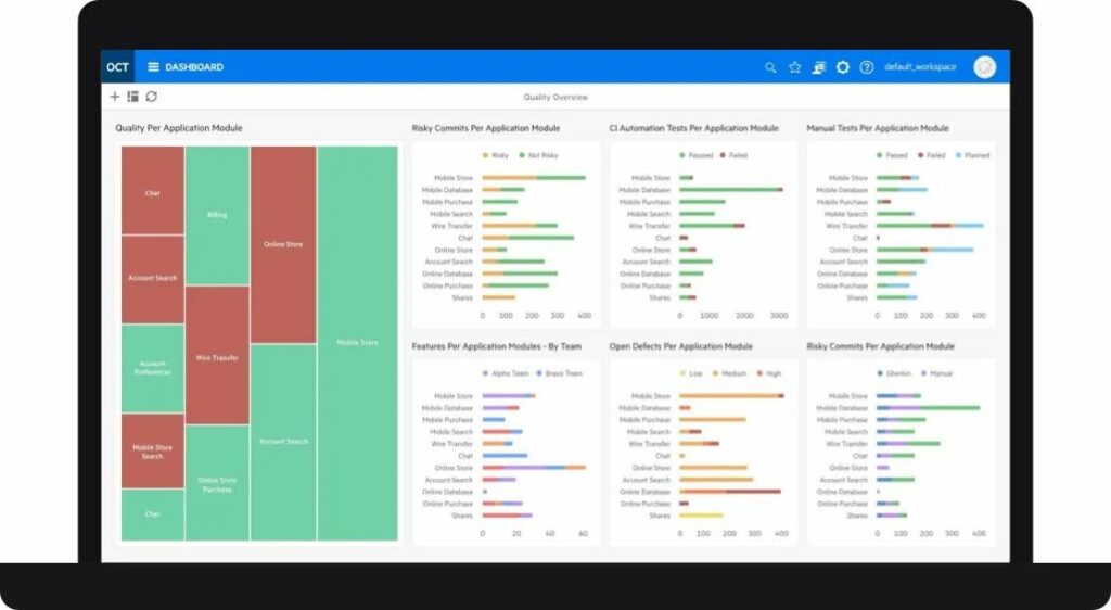 OpenText ALM Octane interface